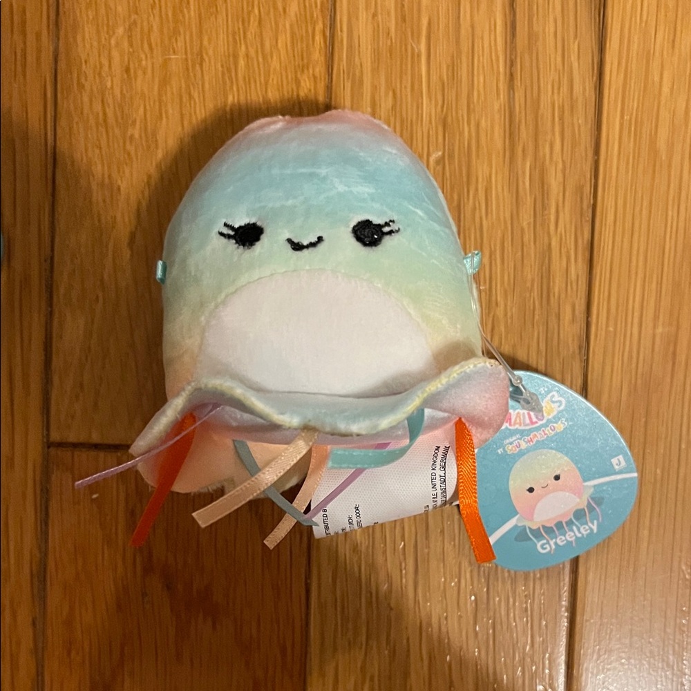 Greeley tiny jellyfish squishmallow plush